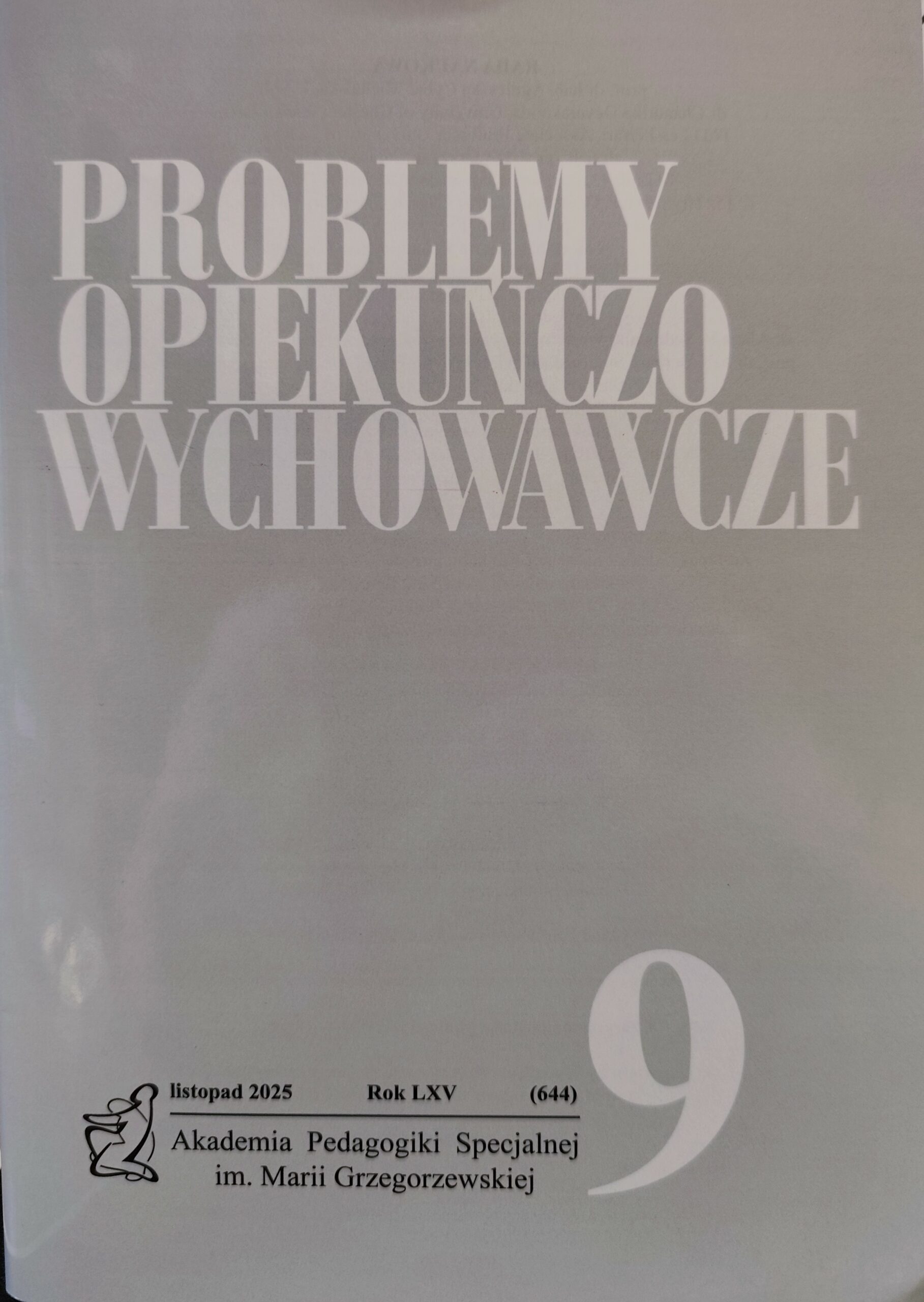 Problemy Opiekuńczo Wychowawcze